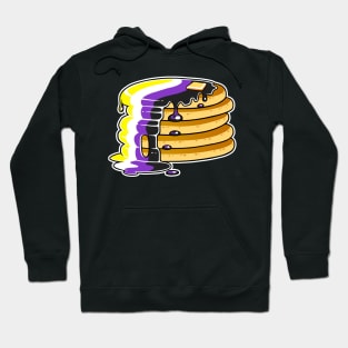 Nonbinary Pride Pancakes LGBT Hoodie